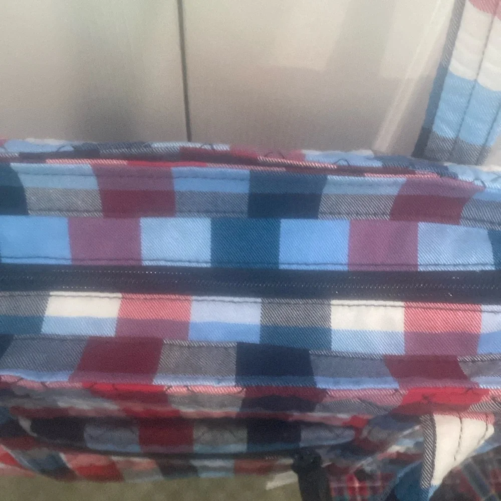 🆕💙❤️Vera Bradley, VERA TOTE “Patriotic Plaid”